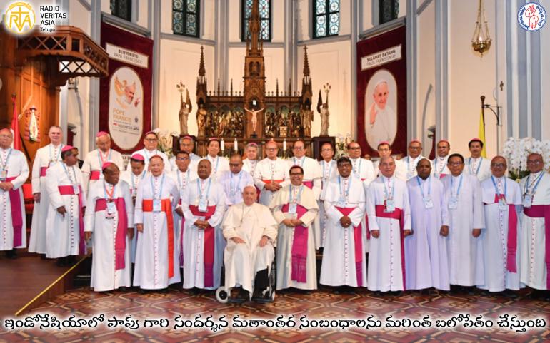 ఇండోనేషియాలో పాపు గారి సందర్శన